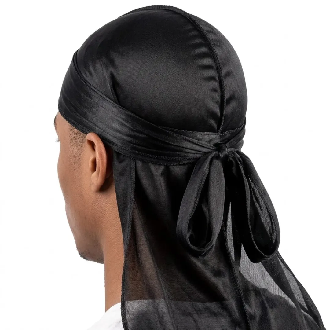NuveX Satin Durag Zwart