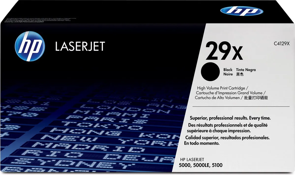 HP 29X Tonercartridge - Zwart