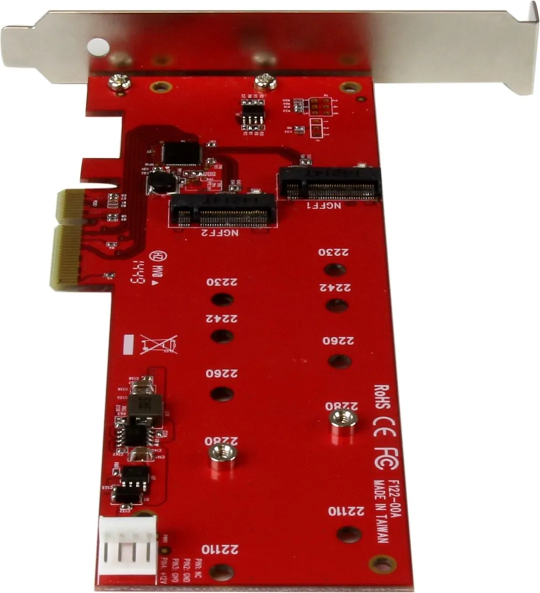 Startech PEX2M2 M.2 SSD Controllerkaart - PCIe