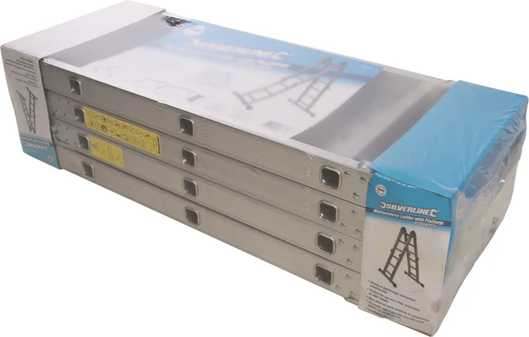 Silverline Reformladder Multifunctioneel - 12 Sporten - Inclusief Platform - afbeelding 6 van 6