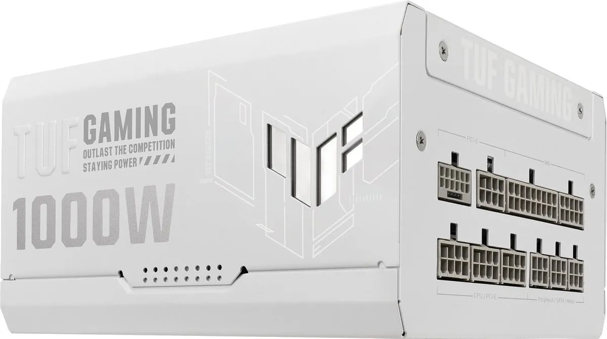 ASUS TUF Gaming 1000W PSU - Wit - 90YE00S5-B0NA00