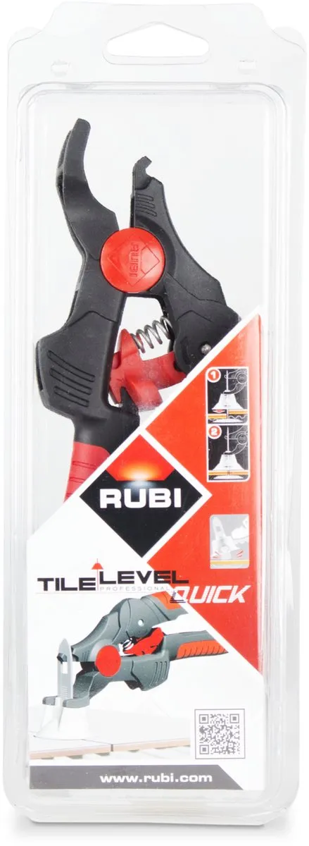 Rubi Tegel Levelling Tangen TILE LEVEL QUICK - Rood/Zwart - afbeelding 4 van 5