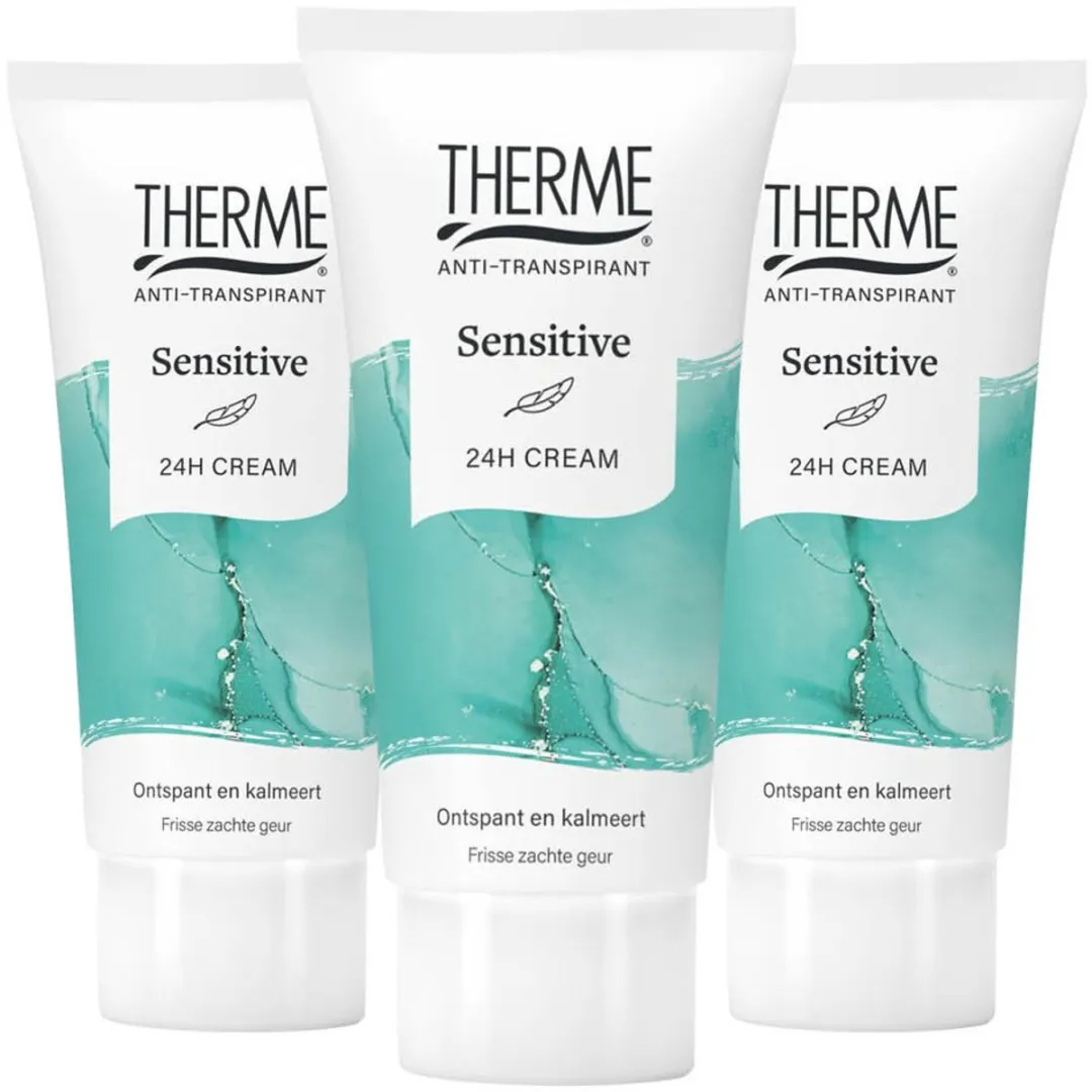 Therme Anti-Transpirant Sensitive Crème 3x60ml