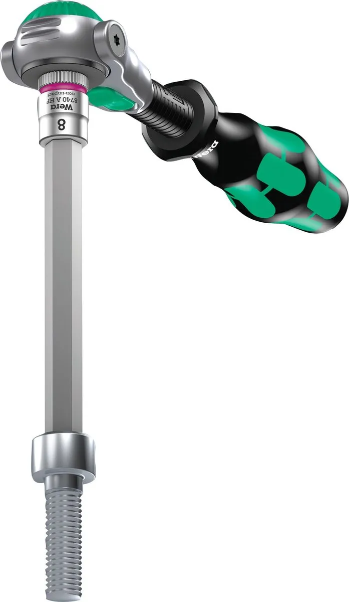 Wera 8740 Dopsleutel-bitinzetset 1/4" - 5-delig SW 4-8mm