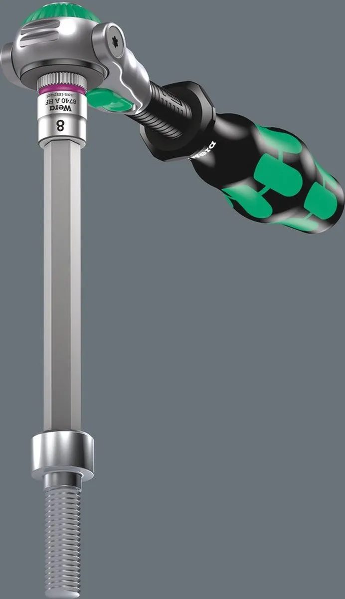 Wera 8740 Dopsleutel-bitinzetset 1/4" - 5-delig SW 4-8mm - afbeelding 6 van 6
