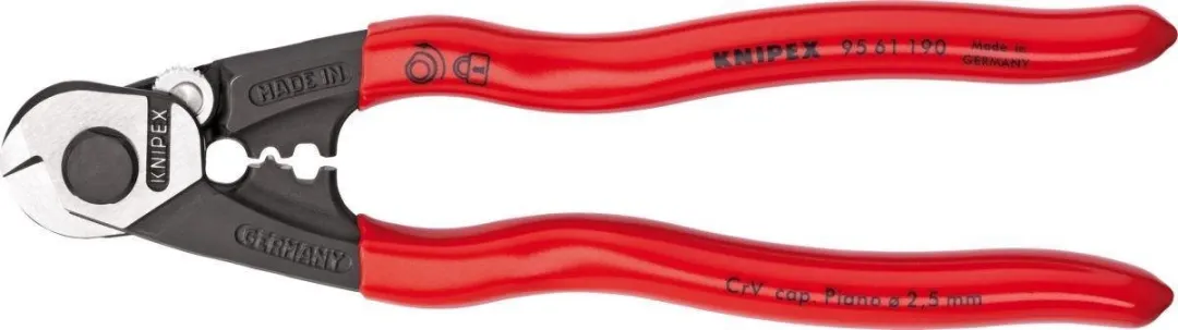Knipex Kabelkniptang - Rood/Zwart - afbeelding 4 van 6