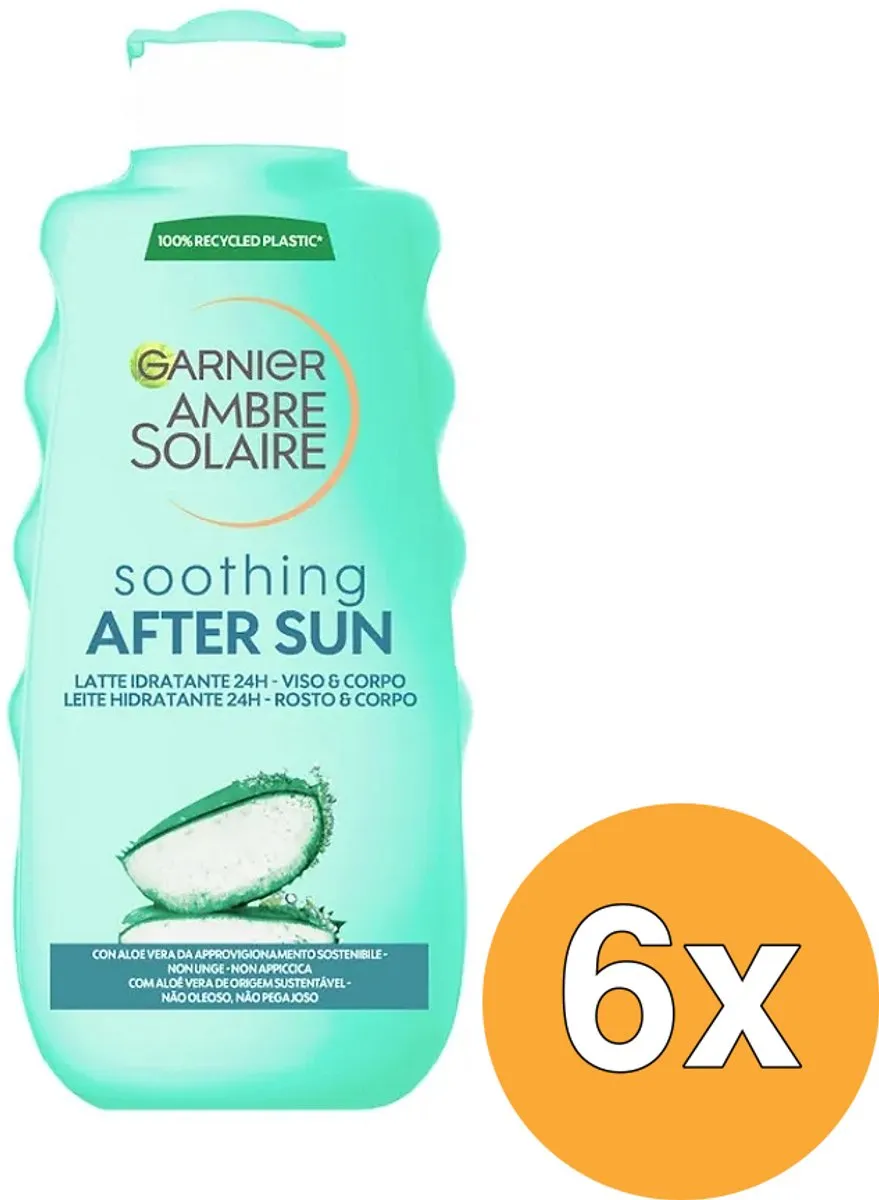 Garnier Ambre Solaire Aftersun Melk 175ml - 6 Stuks