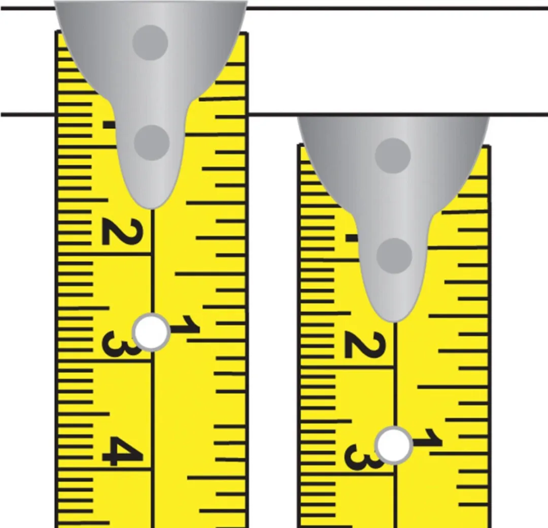 Silverline Ergonomische Rolmaat 8m x 25mm - met riemclip en polsband