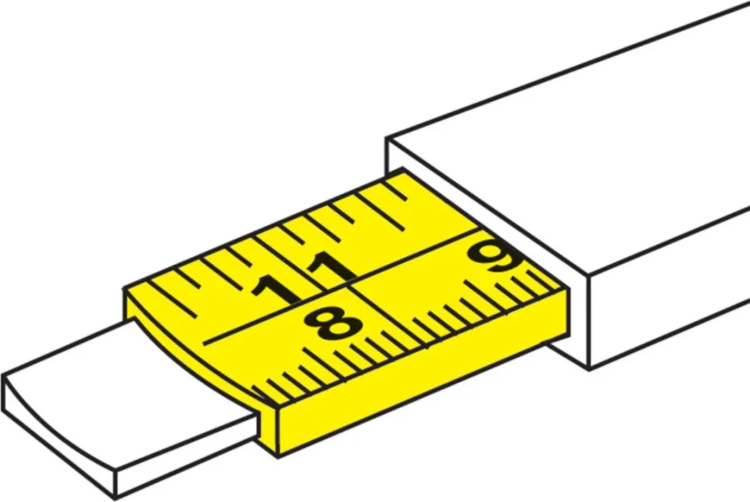 Silverline Ergonomische Rolmaat 8m x 25mm - met riemclip en polsband