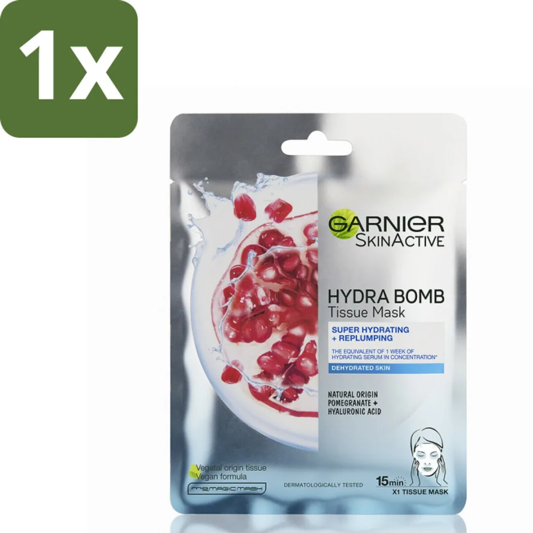 Garnier SkinActive Hydra Bomb Sheet Mask Granaatappel 32ml