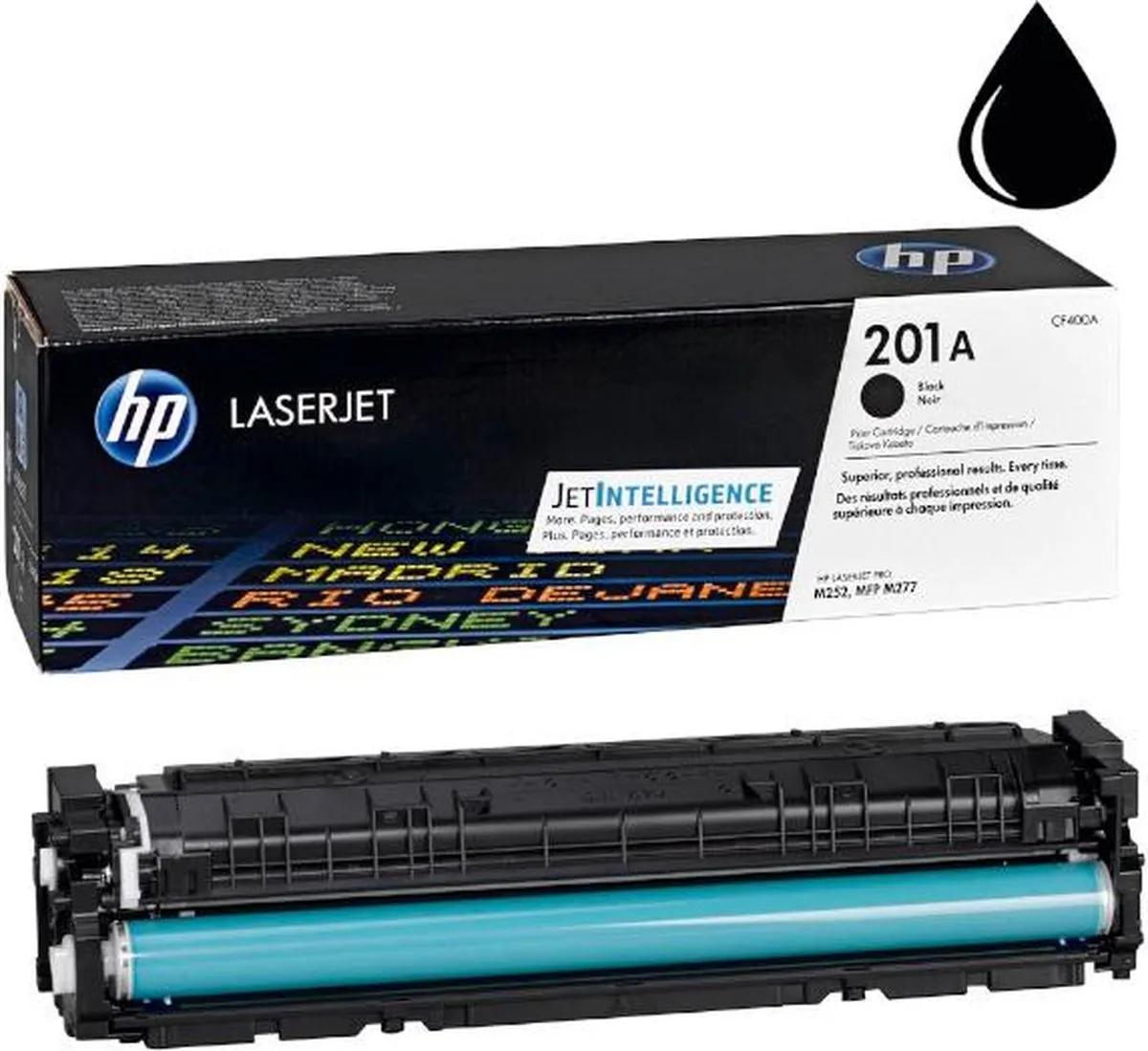 HP 201A Tonercartridge HPCF400AB