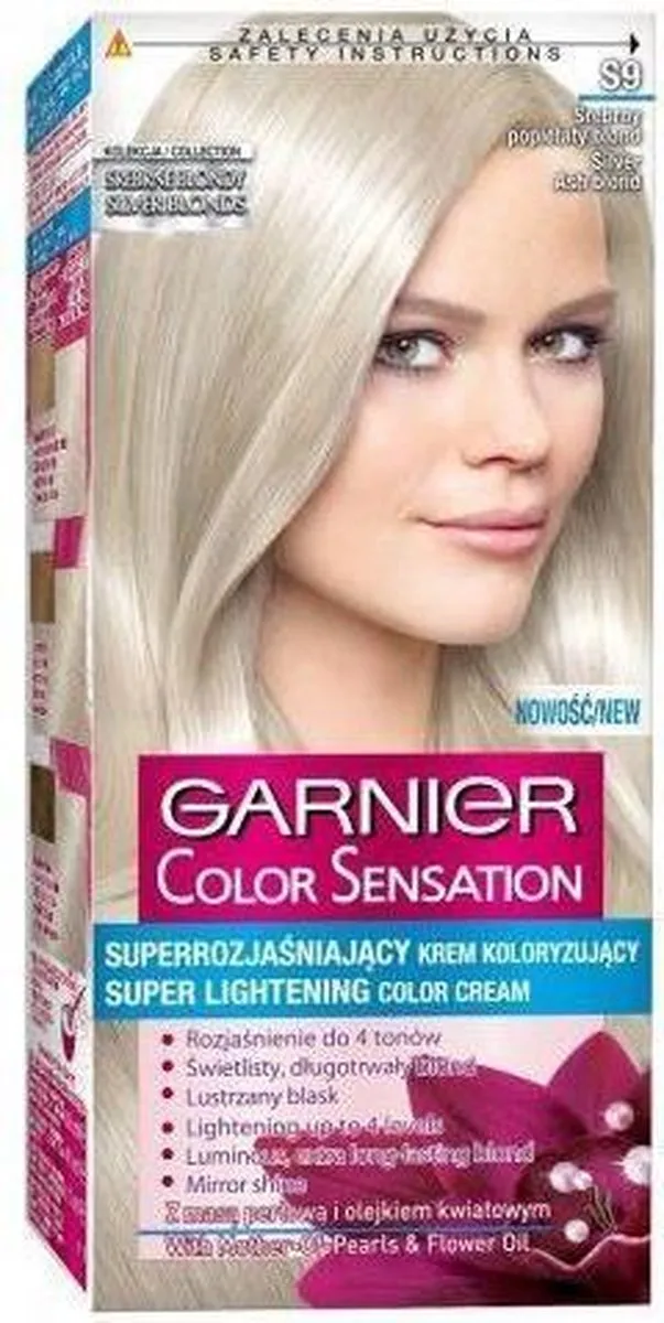 Garnier Color Sensation S9 Silver Ashes Blond Kleurspoeling 1ml