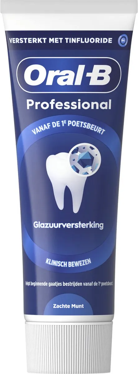 Oral-B Professional Glazuurversterkende Tandpasta - 3x75ml Munt