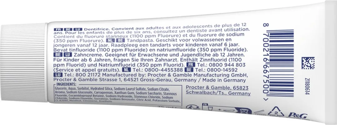 Oral-B Professional Glazuurversterkende Tandpasta - 3x75ml Munt