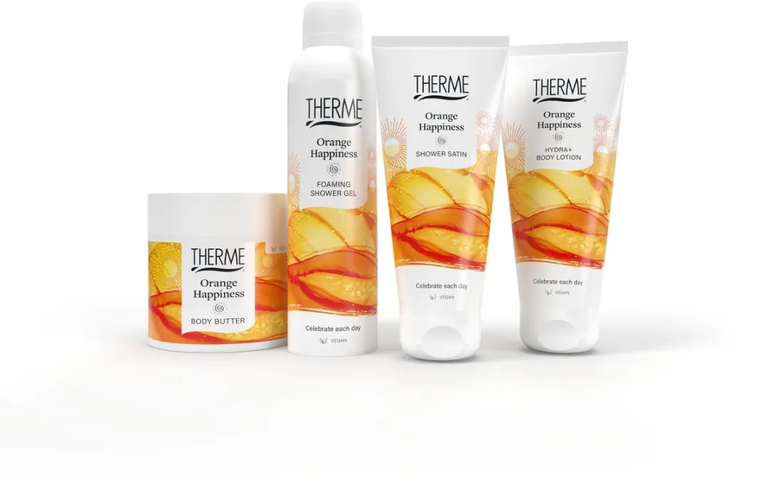 Therme Orange Happiness Douchegel 200ml - 6 Stuks