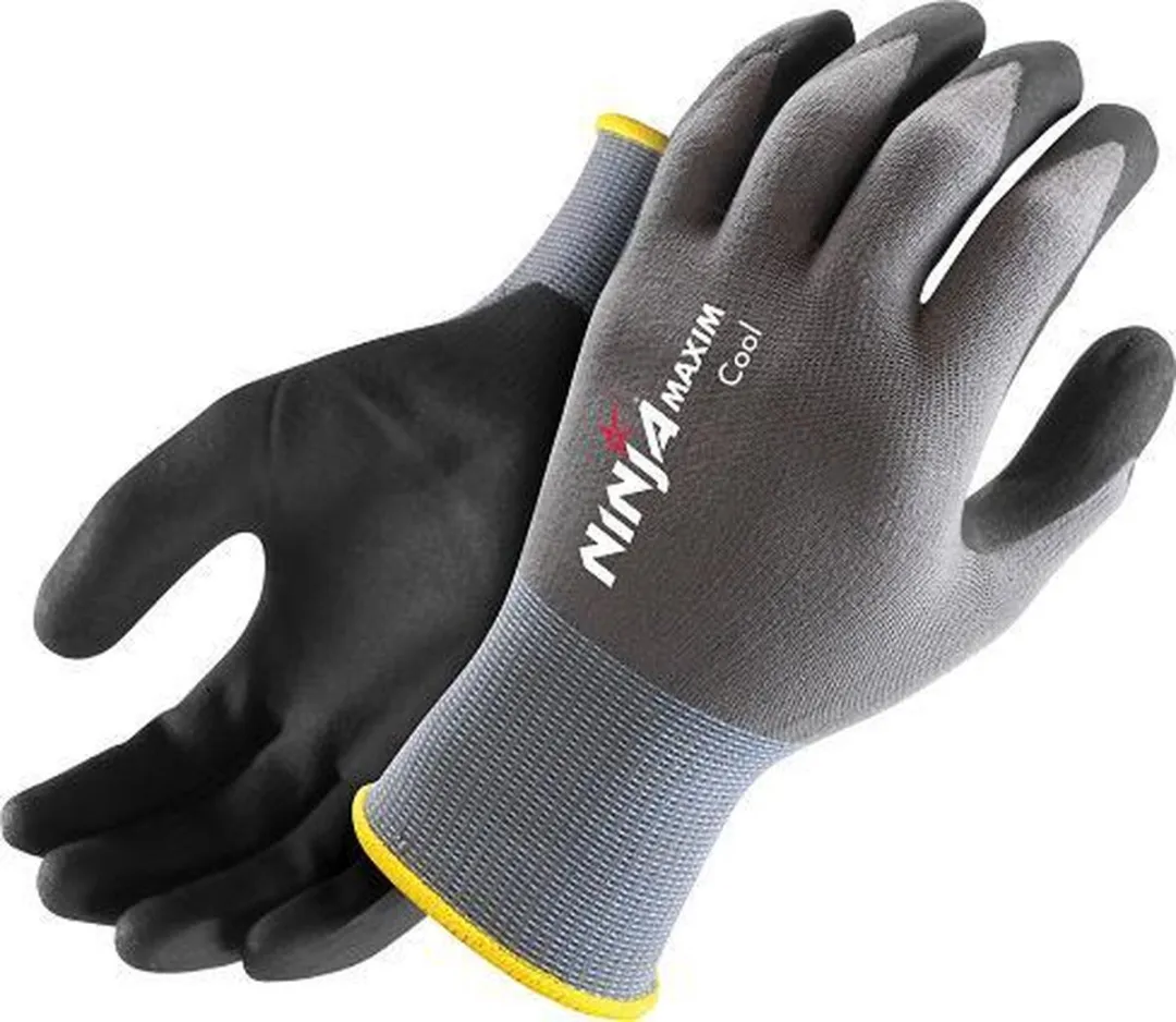 Ninja maxim cool allround montage werkhandschoenen 34872-070 luchtdoorlatend - nitril foam-coating - maat S/7