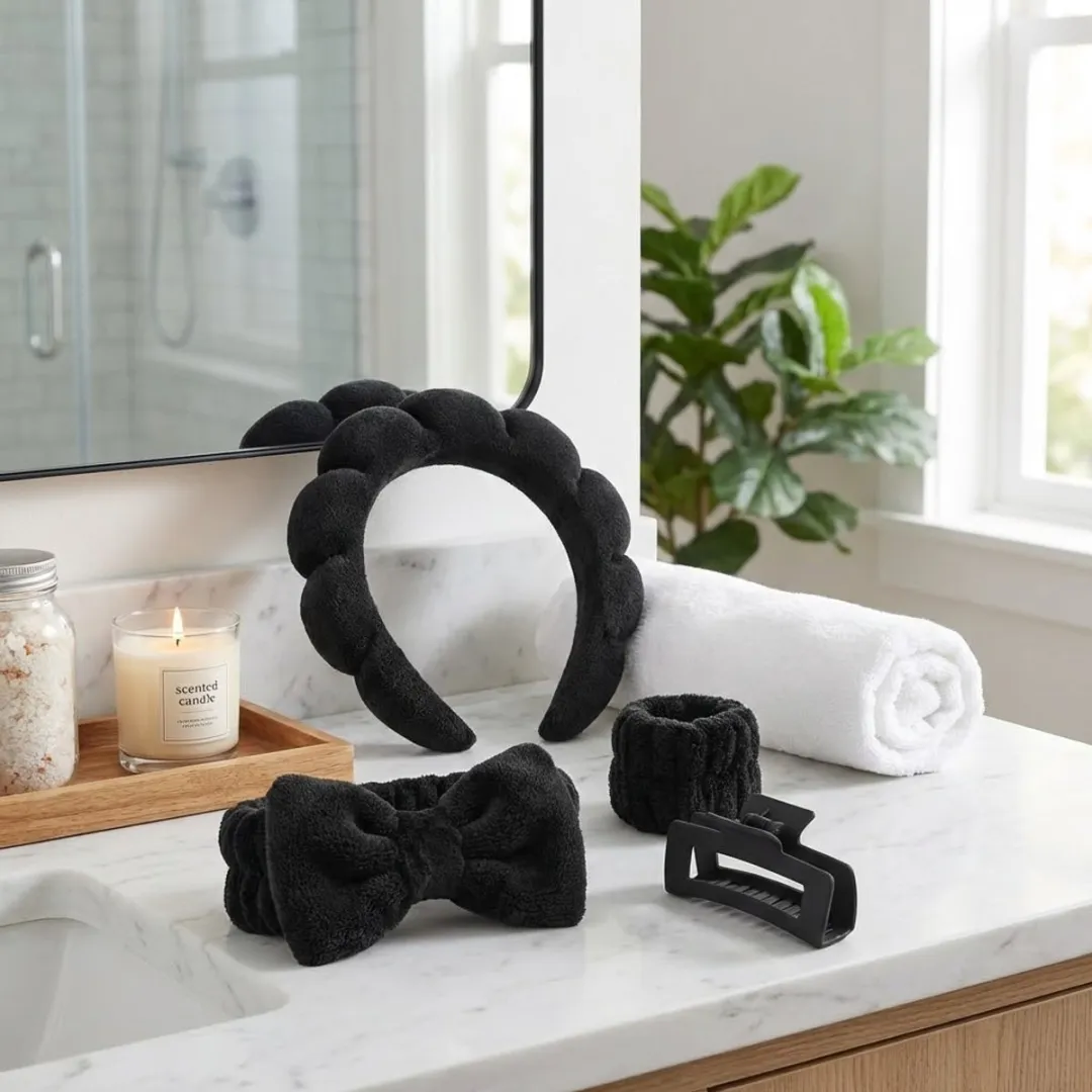 NuveX Haaraccessoires Set 5-delig - Zwart