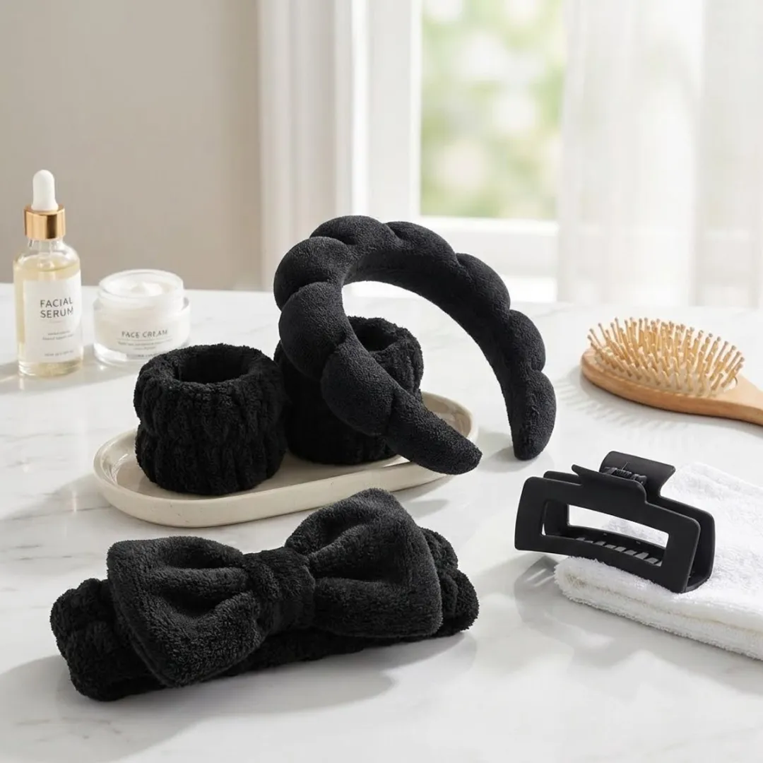 NuveX Haaraccessoires Set 5-delig - Zwart