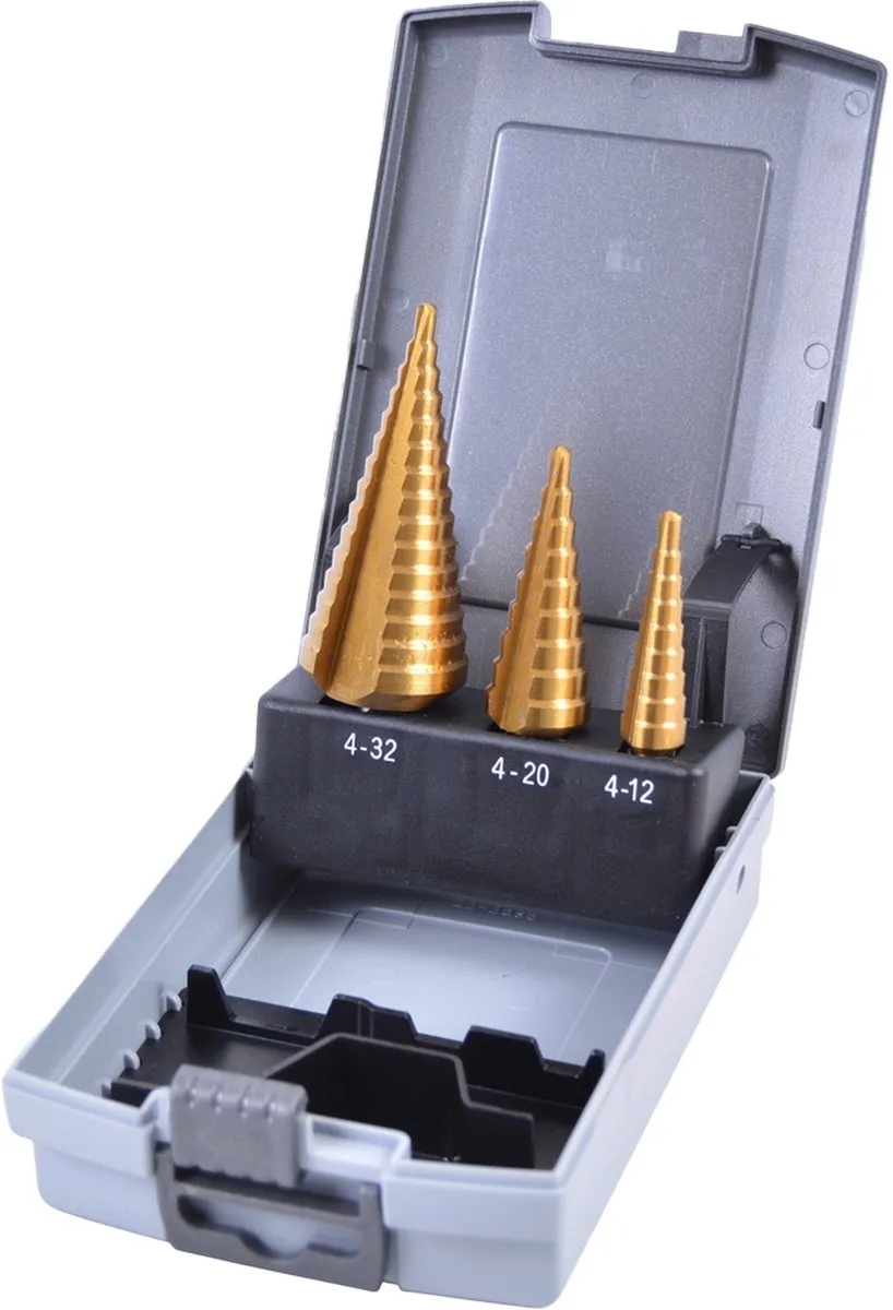 Makita HSS Stappenboren Set 3 Stuks - D-46573