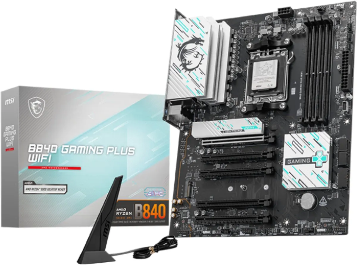 MSI B840 GAMING PLUS WIFI Moederbord - AM5 - ATX