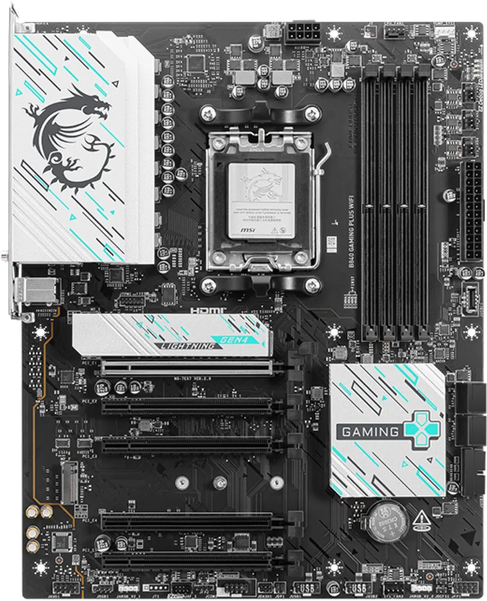 MSI B840 GAMING PLUS WIFI Moederbord - AM5 - ATX