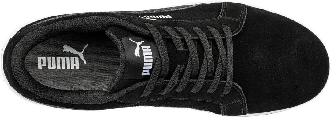 PUMA Icon Suede Black Laag S1P 640010 - Werkschoenen 46