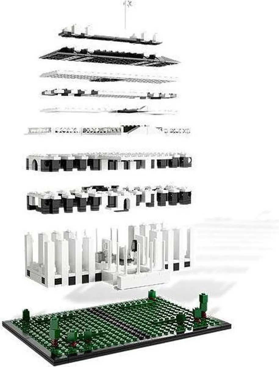 LEGO Architecture The White House 21006 - 561 Stenen