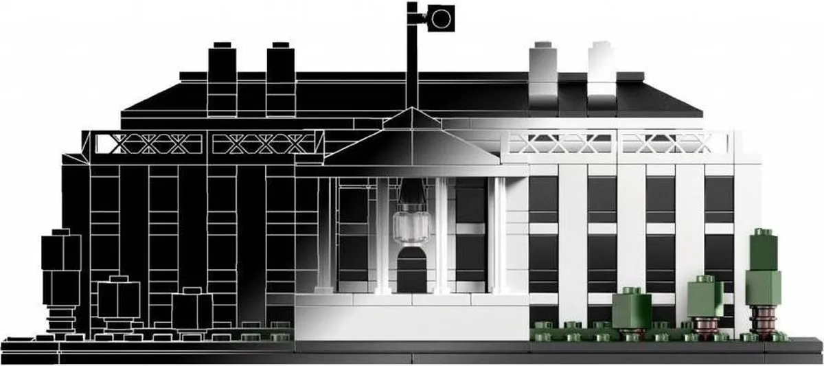 LEGO Architecture The White House 21006 - 561 Stenen