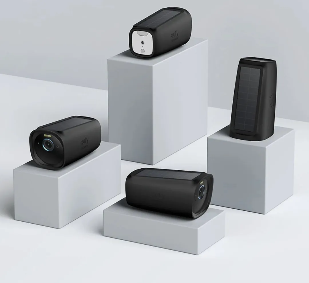Eufy eufyCam 3 S330 Draadloze Beveiligingsset - 2x Camera's + Homebase 3 - Zwart