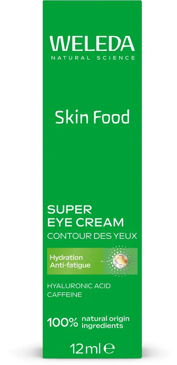 Weleda Skin Food Oogcontourcrème Cafeïne & Hyaluronzuur 12ml
