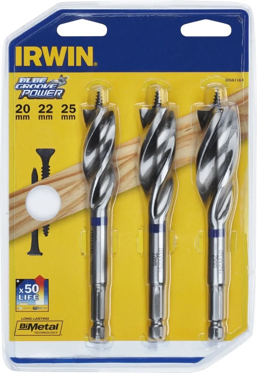 Irwin Blue Groove Power Set 3-delig
