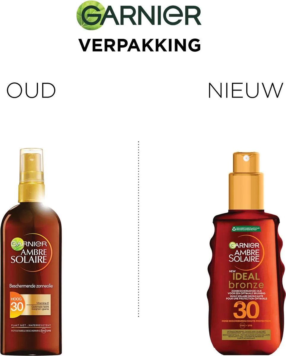 Garnier Ambre Solaire Ideal Bronze Zonneolie SPF 30 - 150ml