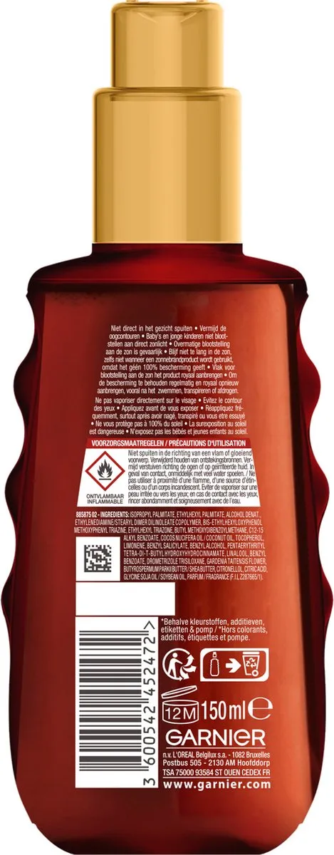 Garnier Ambre Solaire Ideal Bronze Zonneolie SPF 30 - 150ml