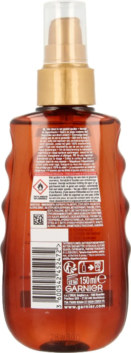 Garnier Ambre Solaire Ideal Bronze Zonneolie SPF 30 - 150ml - afbeelding 6 van 6