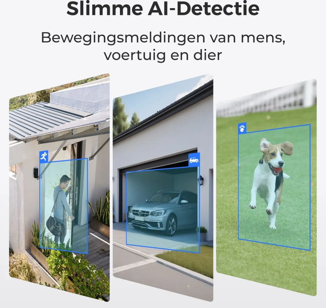 Reolink Duo 3 PoE 16MP Dual-Lens Beveiligingscamera - Wit