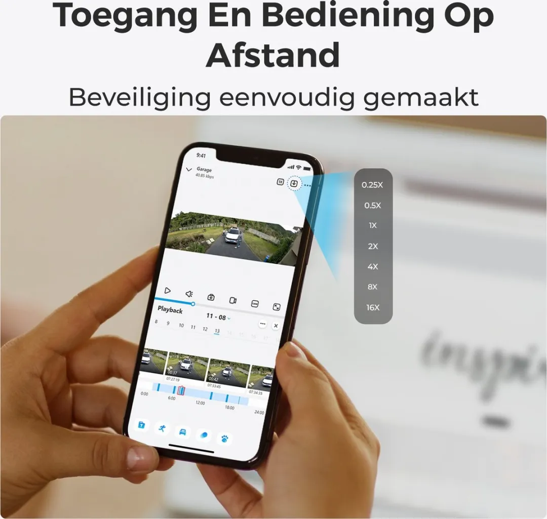 Reolink Duo 3 PoE 16MP Dual-Lens Beveiligingscamera - Wit - afbeelding 6 van 6