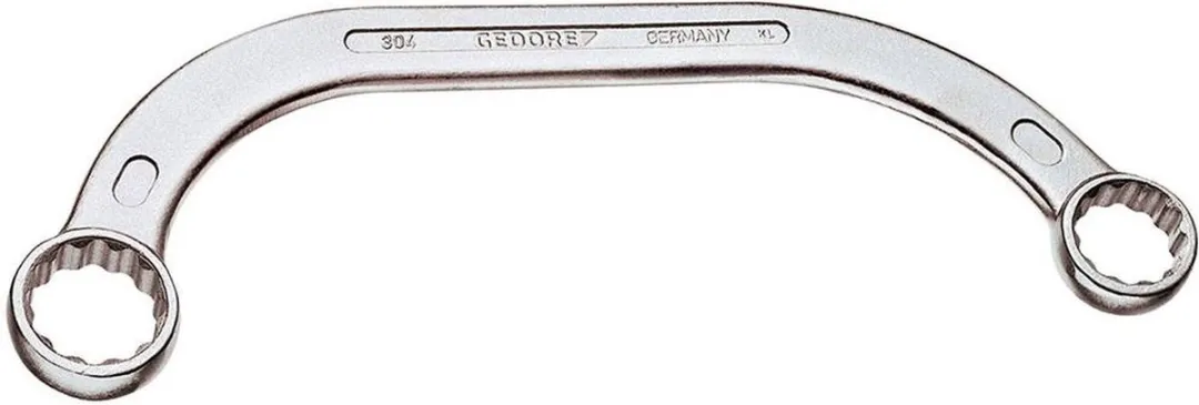 Gedore 304 14x17 Gebogen Ringsleutel - Inch