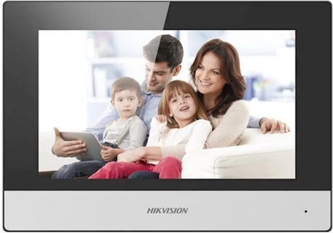 Hikvision DS-KH6320-WTE Videotelefoonmonitor - Wifi PoE - Zwart