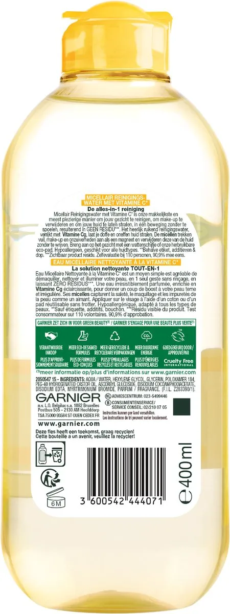 Garnier SkinActive Micellair Water Vitamine C 6x400ml