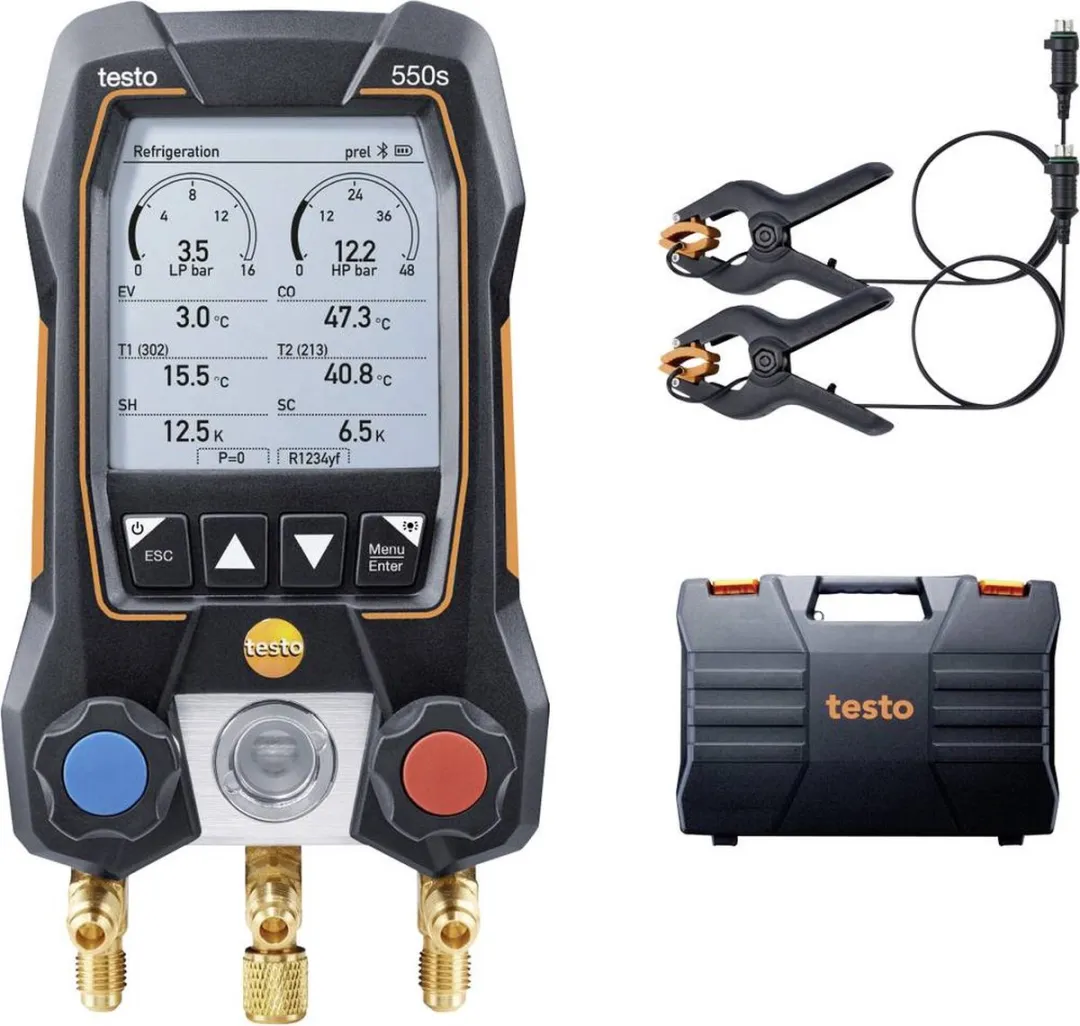 Testo 550s Koelmiddelmeter