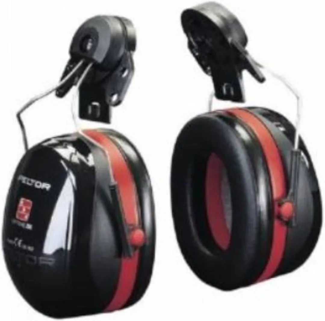 3M Peltor Optime 3 H540P3E Oorkappen - XL - Rood/Zwart