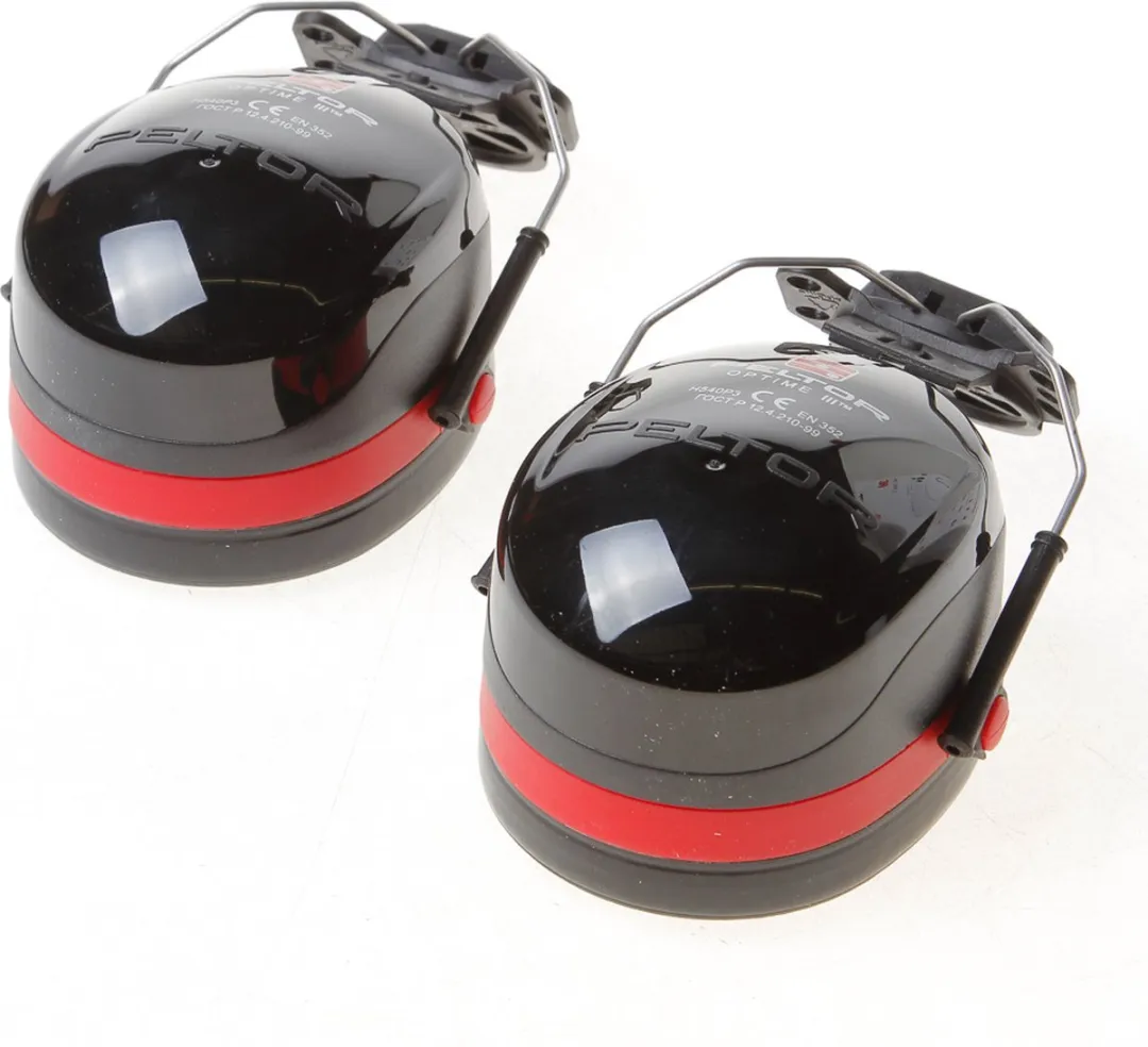 3M Peltor Optime 3 H540P3E Oorkappen - XL - Rood/Zwart