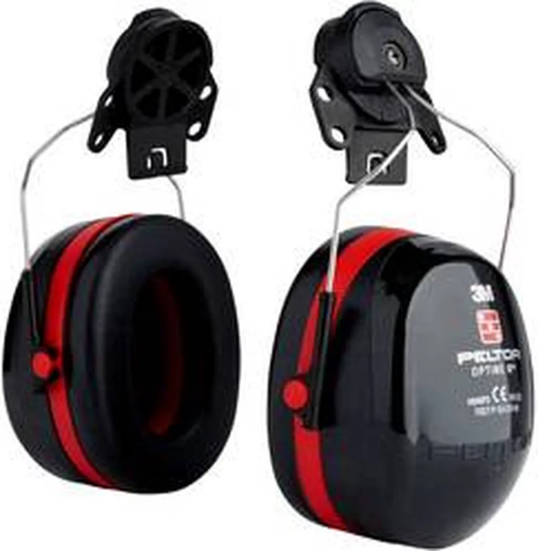 3M Peltor Optime 3 H540P3E Oorkappen - XL - Rood/Zwart - afbeelding 6 van 6