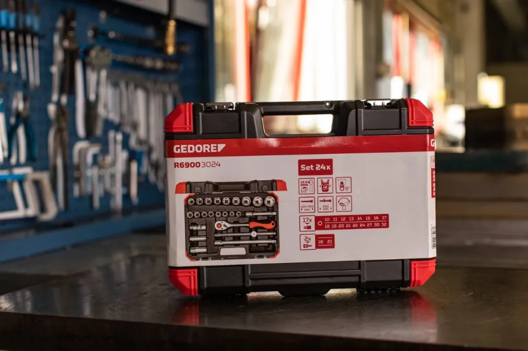 Gedore RED R69003024 Dopsleutelset 24-delig - afbeelding 6 van 6