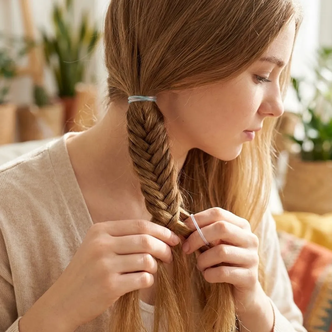 NUVEX Transparante Pastel Mini Haar Elastiekjes - 1000 Stuks