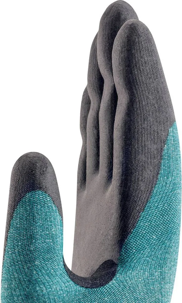 Uvex Bamboo TwinFlex D xg 6009010 Snijbeschermingshandschoen - Maat 10 - Blauw/Zwart