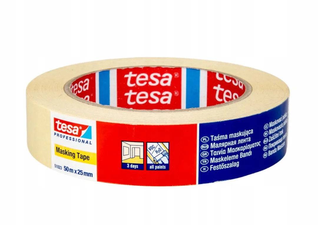Tesa Maskeringstape 50m x 25mm