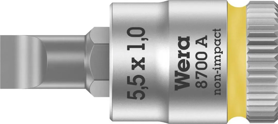 Wera 8700 A FL 05003321001 Dopsleutel-bitinzet 5.5mm