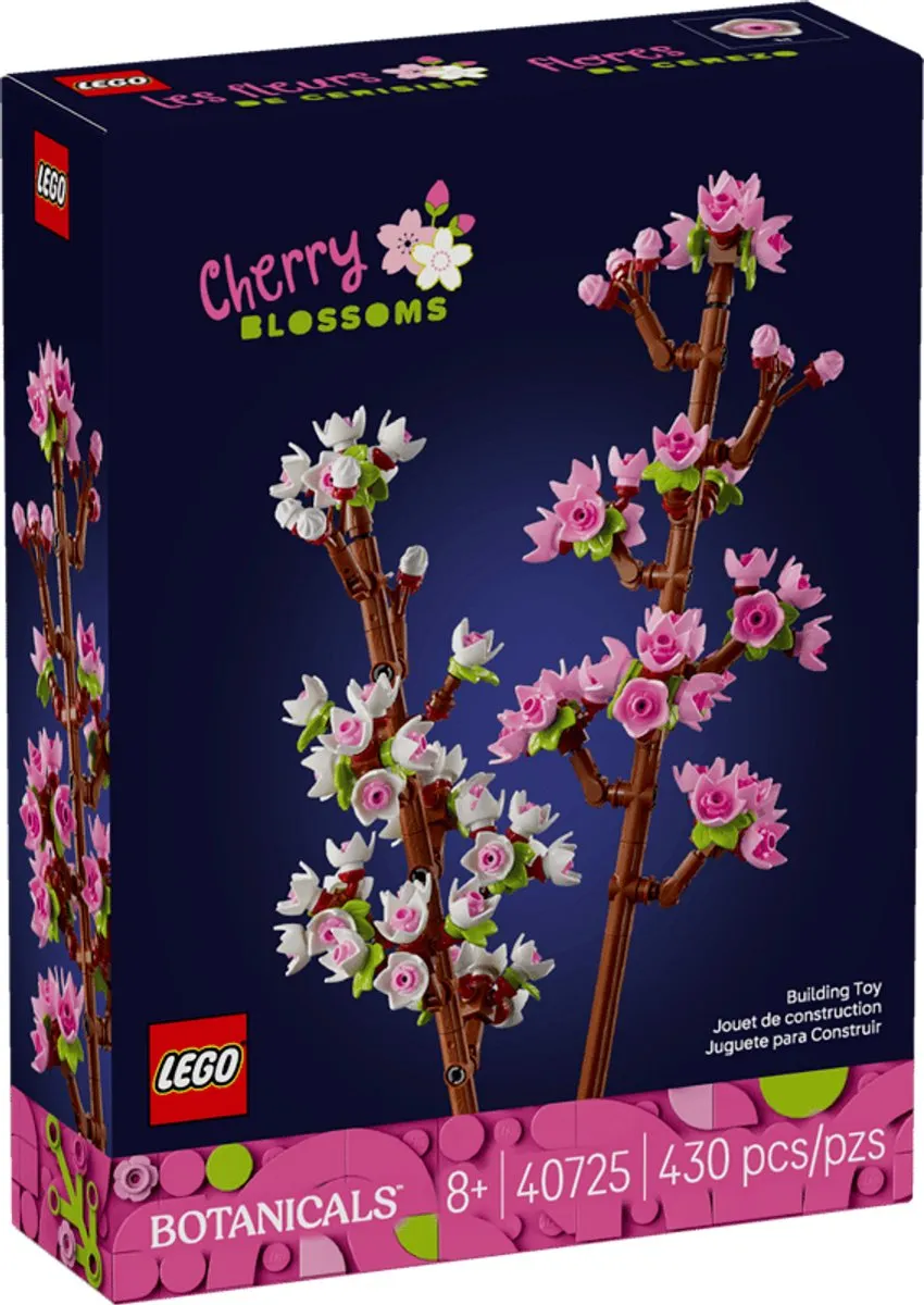 LEGO Iconic Kersenbloesem Botanical Collection 40725 - 438 Stukken