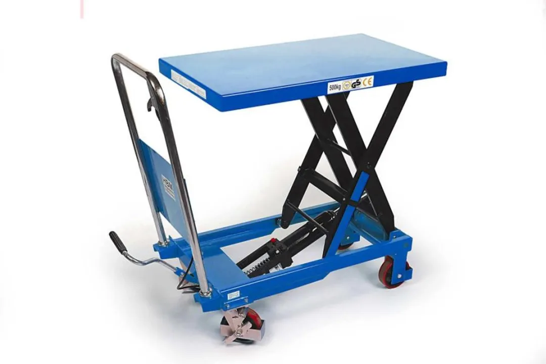 HBM Verrijdbare Werktafel 500 kg - Blauw